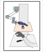 Teleoperation of dexterous robotic hands using Leap Motion and vibrotactile feedback.